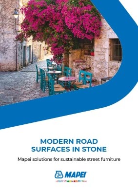 Modern road surfaces in stone